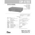 SONY CDPX77ES Manual de Servicio