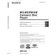 SONY MEX-5DI Manual de Usuario