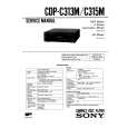 SONY CDP313M Manual de Servicio