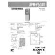 SONY APMF50AV Manual de Servicio
