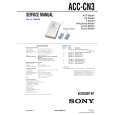 SONY ACCCN3 Manual de Servicio