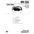 SONY WM-3300 Manual de Usuario