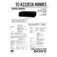 SONY TC-K222ESA Manual de Servicio