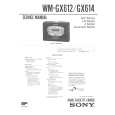 SONY WMGX614 Manual de Servicio