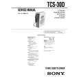 SONY TCS30D Manual de Servicio