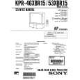 SONY KPR-53XBR15 Manual de Usuario