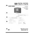 SONY WMFX211 Manual de Servicio