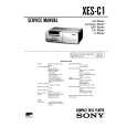 SONY XESC1 Manual de Servicio