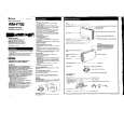 SONY WM-F702 Manual de Usuario