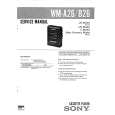 SONY WMA26 Manual de Servicio