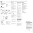 SONY WM-FX288 Manual de Usuario