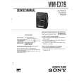 SONY WMEX19 Manual de Servicio