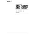 SONY SNCRZ30P Manual de Servicio