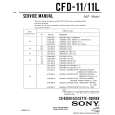 SONY CFD-11L Manual de Servicio