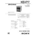 SONY HCDV717 Manual de Servicio