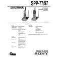 SONY SPP77 Manual de Servicio