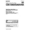 SONY CDX-5060 Manual de Usuario
