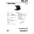 SONY PSJ11 Manual de Servicio