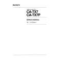 SONY CATX7 VOLUME 1 Manual de Servicio