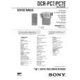 SONY DCR-PC7 Manual de Usuario