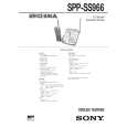 SONY SPPSS966 Manual de Servicio