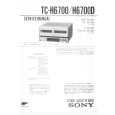 SONY TC-H6700/D Manual de Servicio