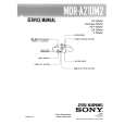 SONY MDRA21DM2 Manual de Servicio