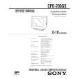 SONY CPD200GS Manual de Servicio