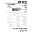 SONY DSR45P Manual de Servicio