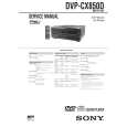 SONY DVP-CX850D Manual de Usuario