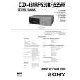 SONY CDX-530RF Manual de Usuario