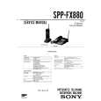 SONY SPPFX880 Manual de Servicio