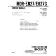 SONY MDR-E827G Manual de Servicio