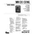 SONY WMEX1/HG Manual de Servicio