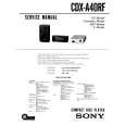 SONY CDXA40RF Manual de Servicio