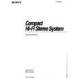 SONY HST-D107 Manual de Usuario