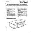 SONY SU32AV Manual de Usuario