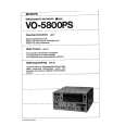 SONY VO5800PS Manual de Usuario