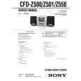 SONY CFDZ500 Manual de Servicio