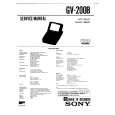 SONY GV200B Manual de Servicio