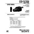 SONY CCD-FX730V Manual de Usuario