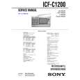 SONY ICFC1200 Manual de Servicio