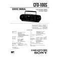 SONY CFD100S Manual de Servicio