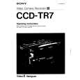 SONY CCD-TR7 Manual de Usuario