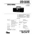 SONY CFD-C610S Manual de Servicio