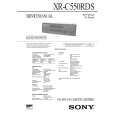 SONY XRC550RDS Manual de Servicio