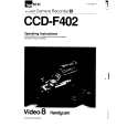 SONY CCD-F402 Manual de Usuario