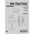 SONY MPK-TRA2K Manual de Servicio