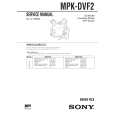 SONY MPKDVF2 Manual de Servicio