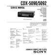 SONY CDX5092 Manual de Servicio